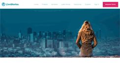 Desktop Screenshot of livestories.com